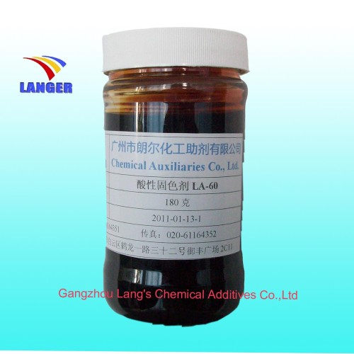 Acid dyes fixing agent